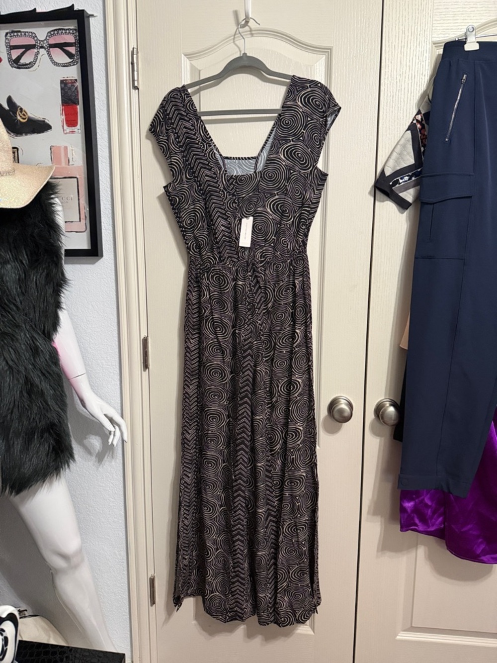 NWT Anthropologie Tracy Reese Keyhole Cutout Wide Leg Statement Jumpsuit Boho - Picture 4 of 7